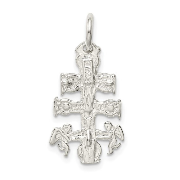 Sterling Silver Cara Vaca Crucifix Pendant - Picture 3 of 4